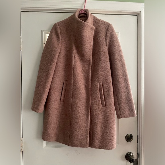 Kenneth Kole Boucle Asymmetrical Walker Coat Size M - Picture 7 of 8